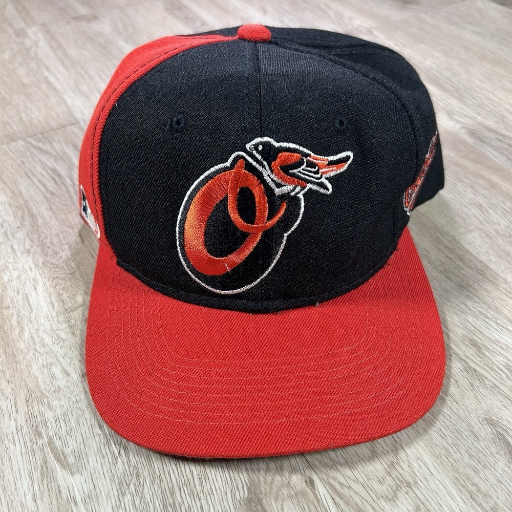 VTG Sports Specialties Baltimore Orioles Snapback Hat MLB Black Back Script Wool